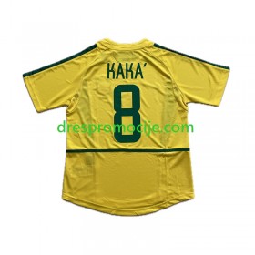 Brazil KAKA 8 Dres Retro Domaći 2002 Kratkih Rukava